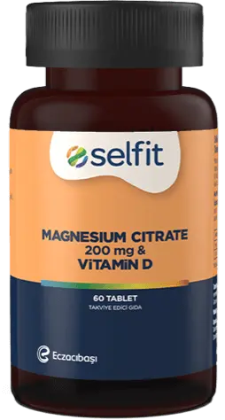 Selfit Magnesium Citrate 200 Mg & Vitamin D